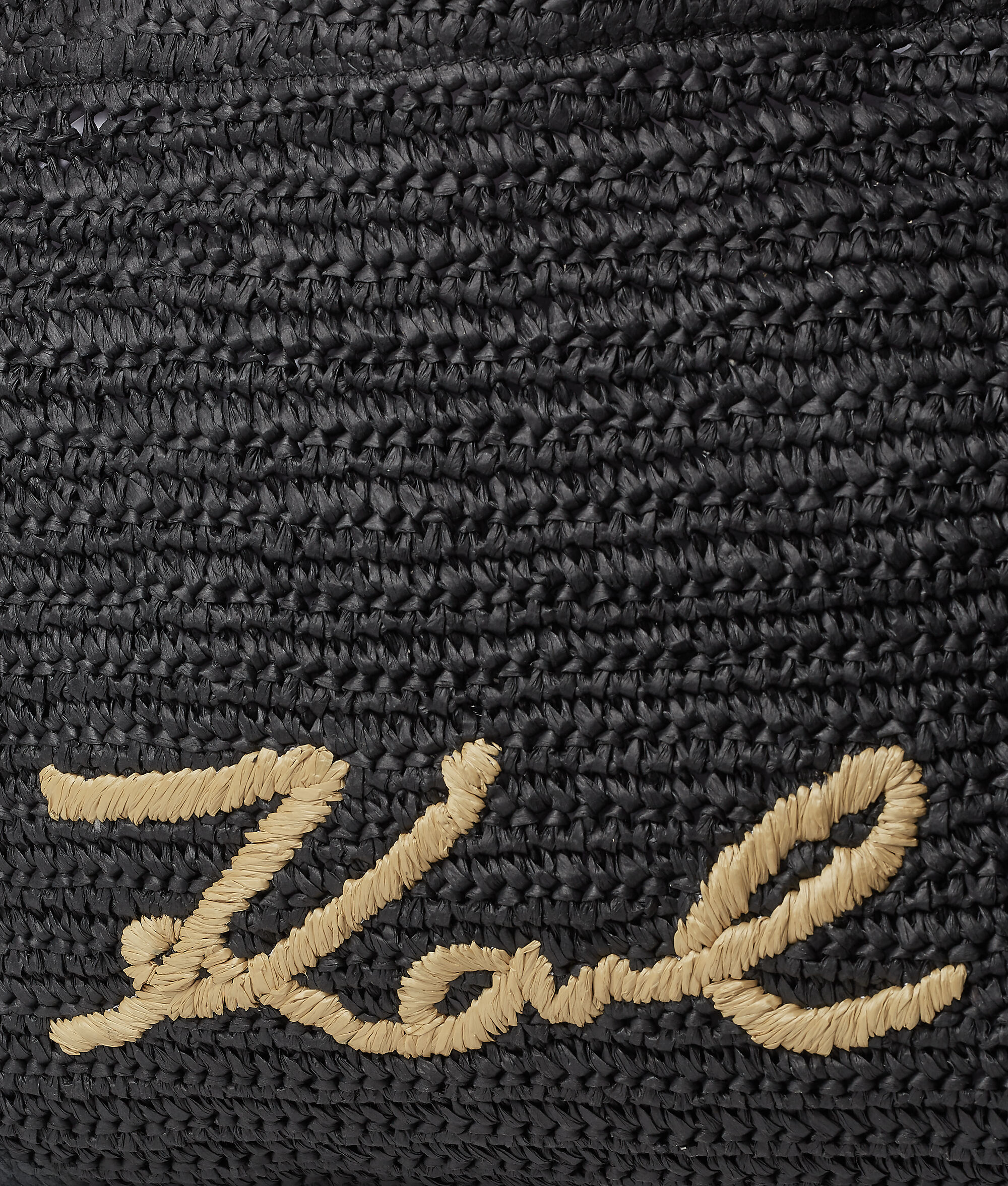 (image for) Sweet K/SIGNATURE RAFFIA BEACH TOTE BAG